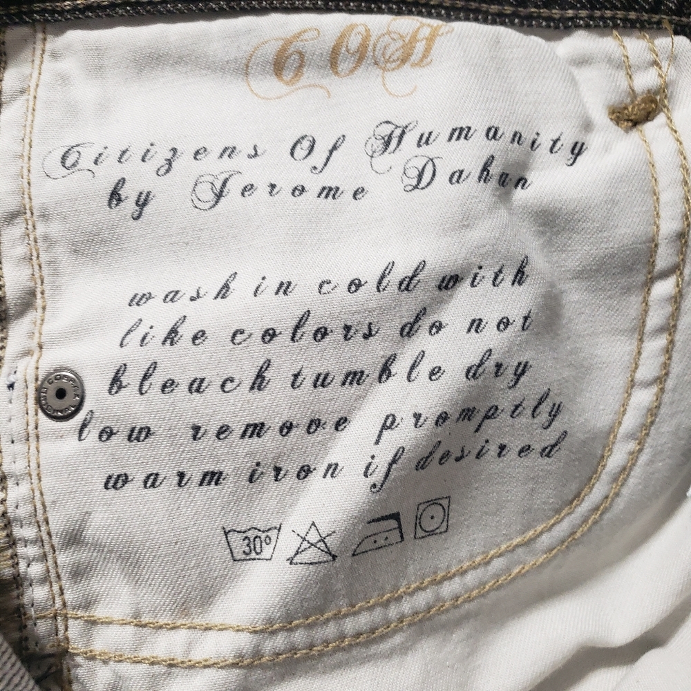 COH Men's Sz 31 Straight Leg Button Fly Jeans - Picture 11 of 16